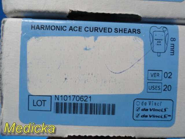 3X Intuitive 420275 DaVinci S/Si Harmonic ACE Curved Shears 8mm, Ver 02 ~ 30874