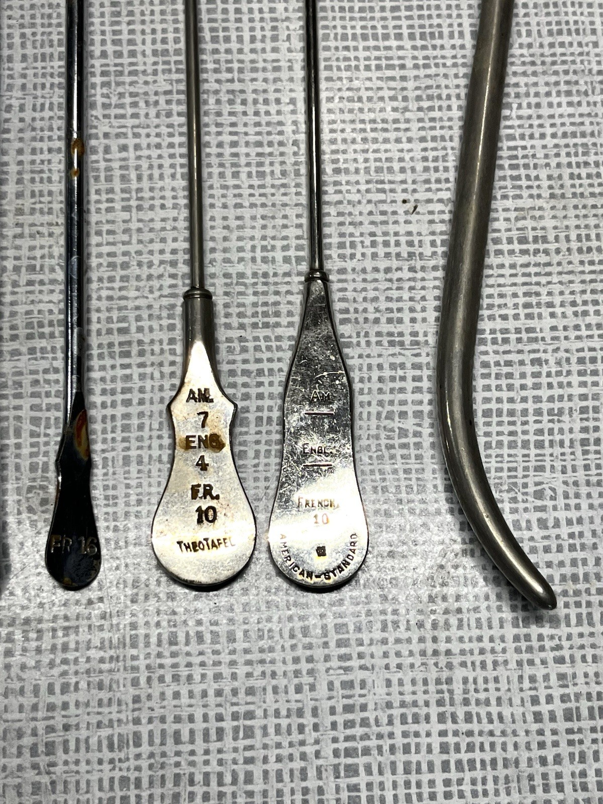 Vintage Uterine Dilators Surgical Lot Of 12 + 1 Various Brands And Sizes