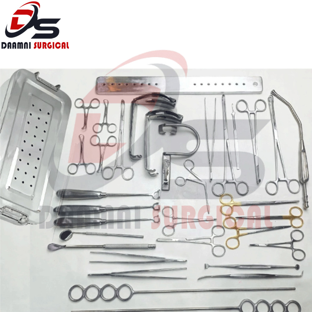 Tonsillectomy & Adenoidectomy Surgical Instruments Set | 36 Pcs with Box | ENT