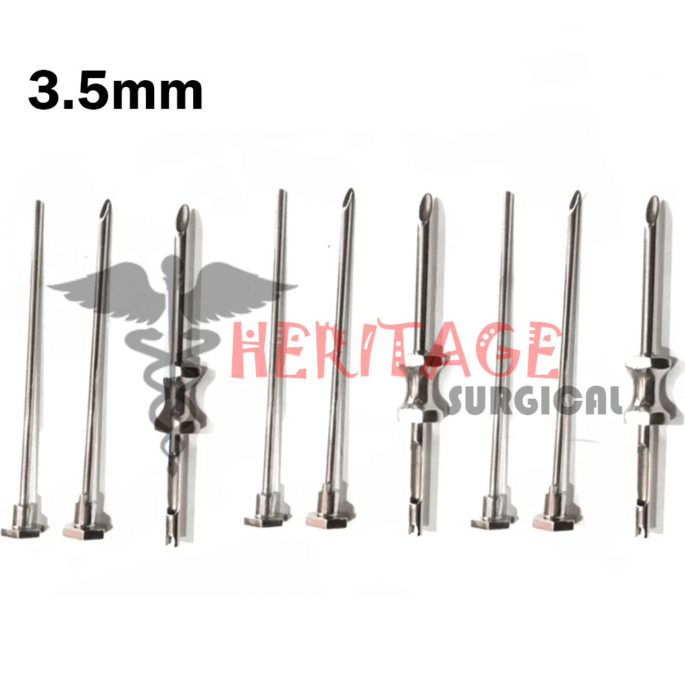 3 sets HRT Trocar 3.5mm Hormone Replacement Pellet Insertion Trocars