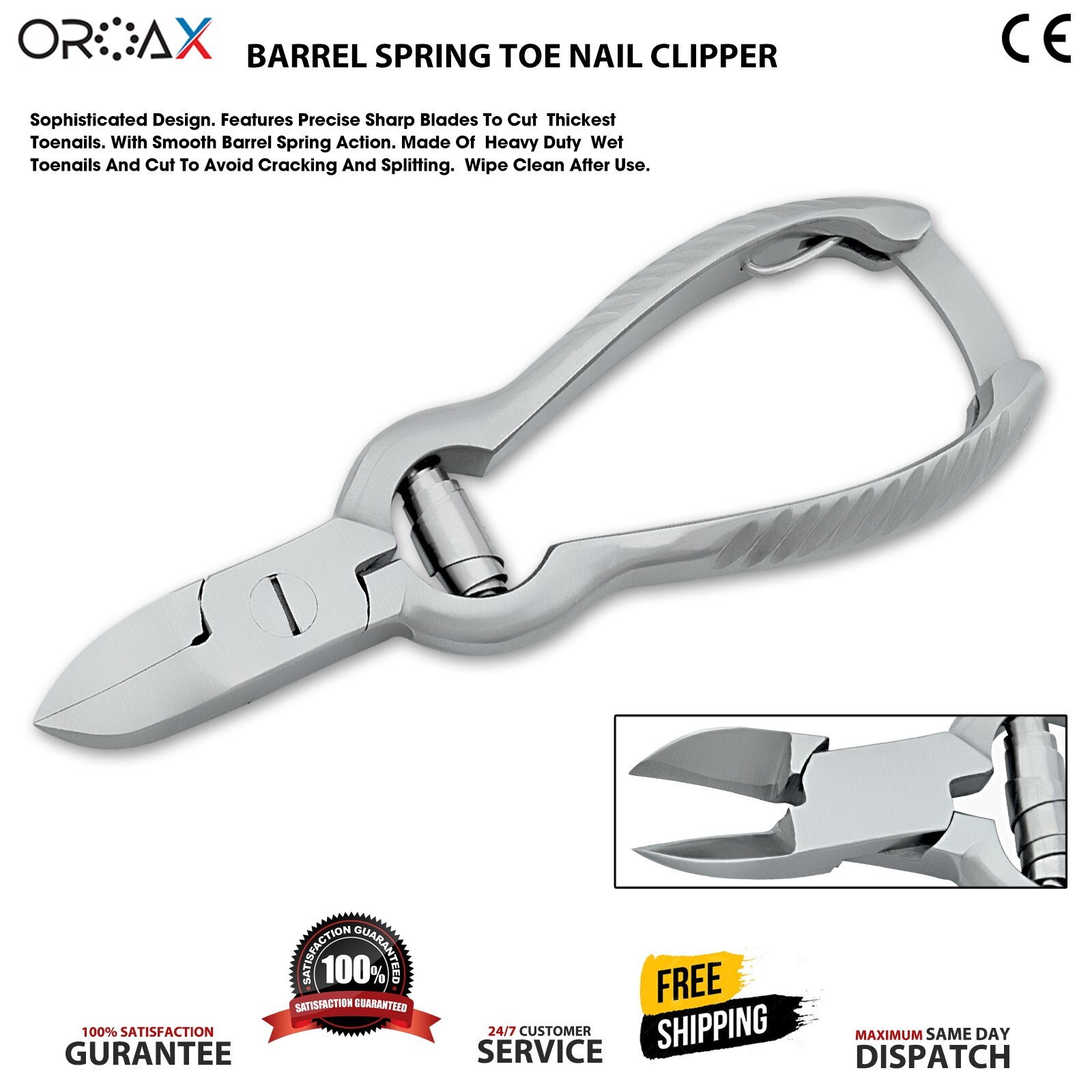 Professional Ingrown Toe Nail Clipper Chiropody Thick Nails Cutter Podiatry