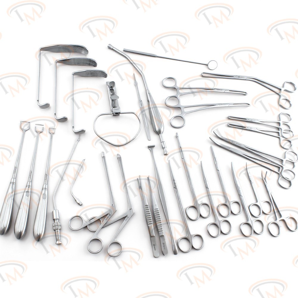 Tonsil & Adenoid Tray 30 Pcs Set Surgical Instruments
