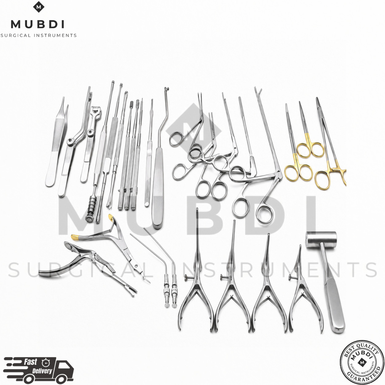 ENT Septoplasty Surgical Instrument Set Of 28 Pcs-German Stainless Steel