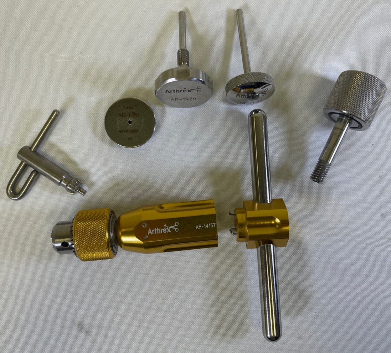 Arthrex AR-1415T OATS Chuck Handle & Extras Orthopedics Arthroscopy