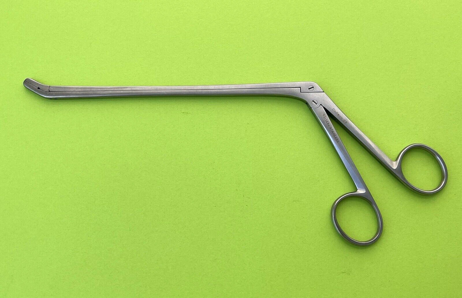 Codman Surgical Intervertebral Disc Rongeur, Angled Up 3mm x 10mm Jaw, 7″