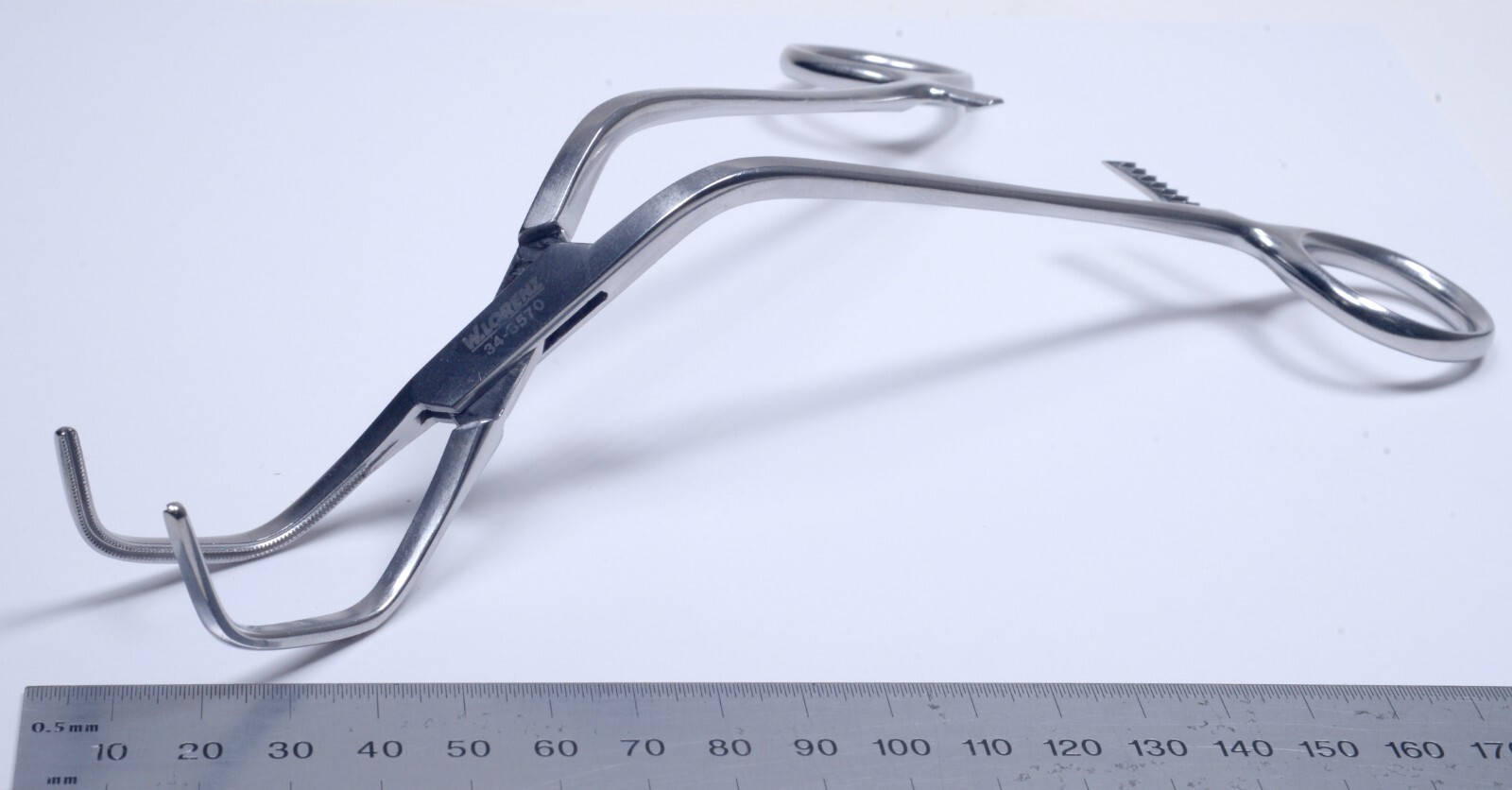 W.Lorenz #34-8570 DeBakey Diethrich Aorta Clamp 8½” Stainless Steel Surgical