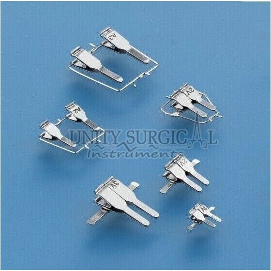 Acland Micro Surgery Vessel Clamps Set For Plastic Surgery & Neurosurgery