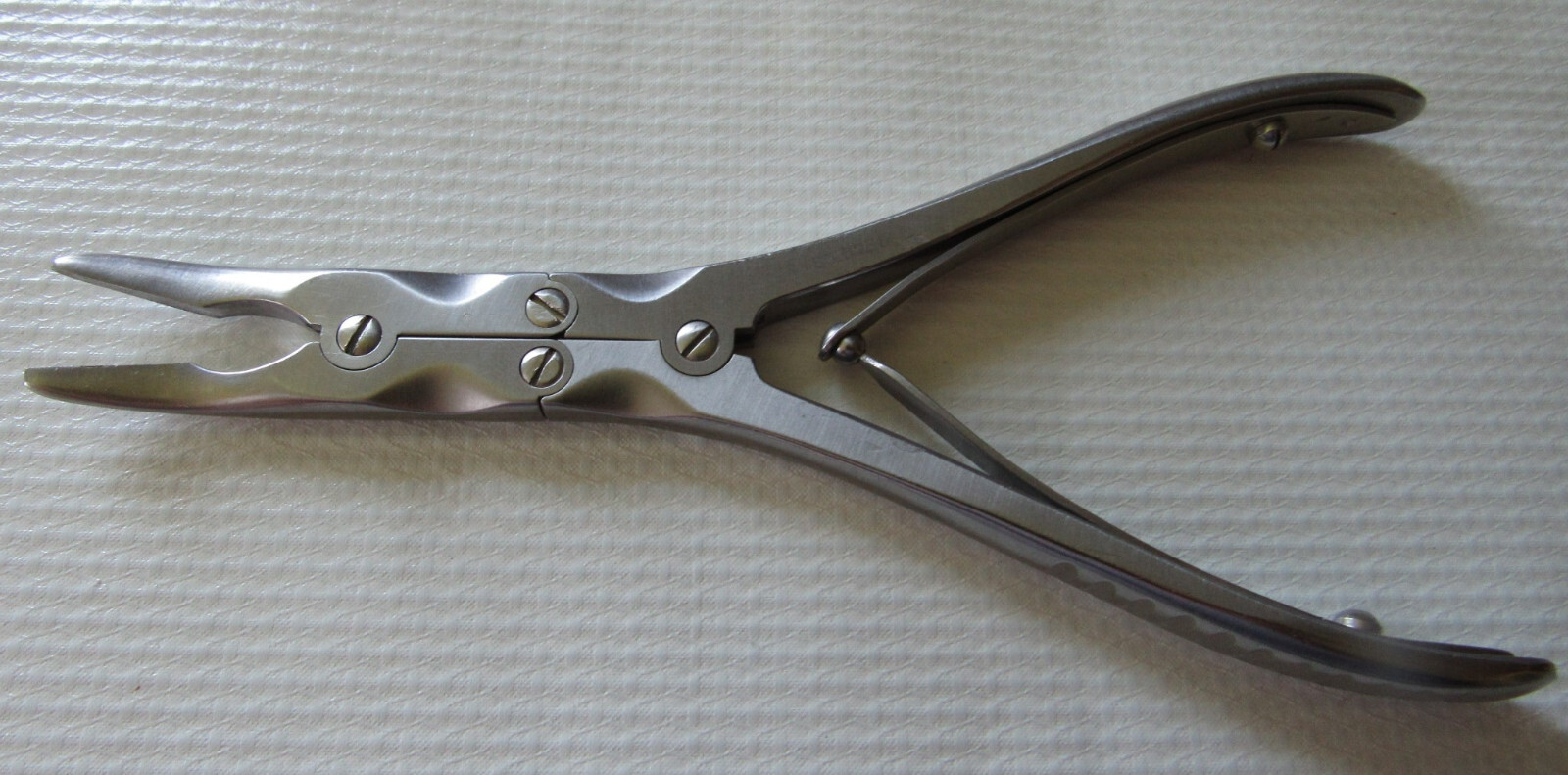 GSource GS 66.6256 Ruskin aka Bohler Rongeur 6” Curved 3mm Bite Germany