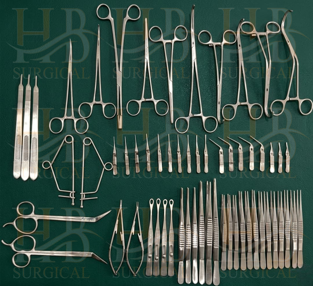 Major Vascular Surgery Set 61 PCs Specialty Surgical Instruments