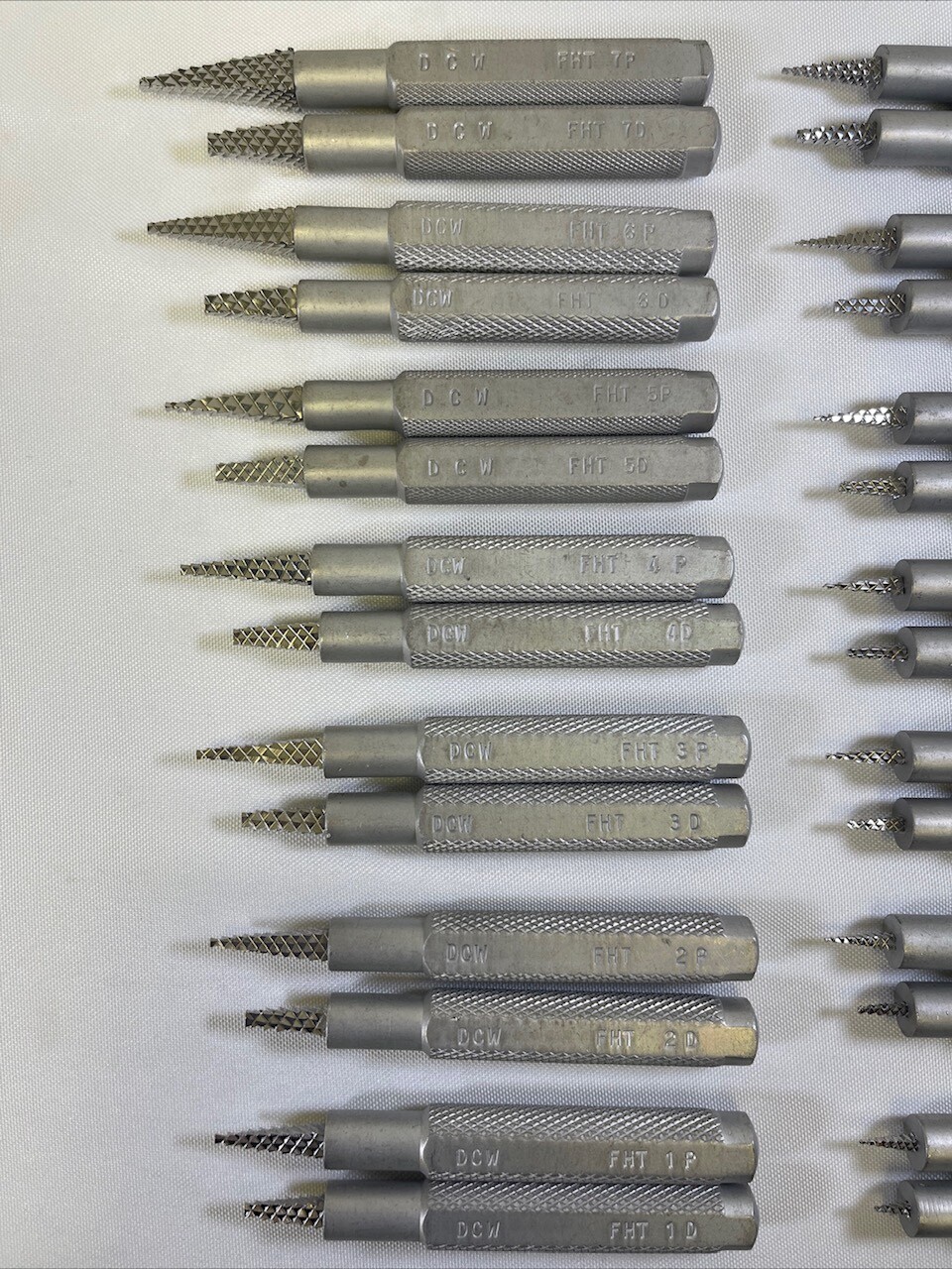 Set of 46 DCW Swanson Finger & Toe Joint Rasps Orthopedic Sizers Podiatry