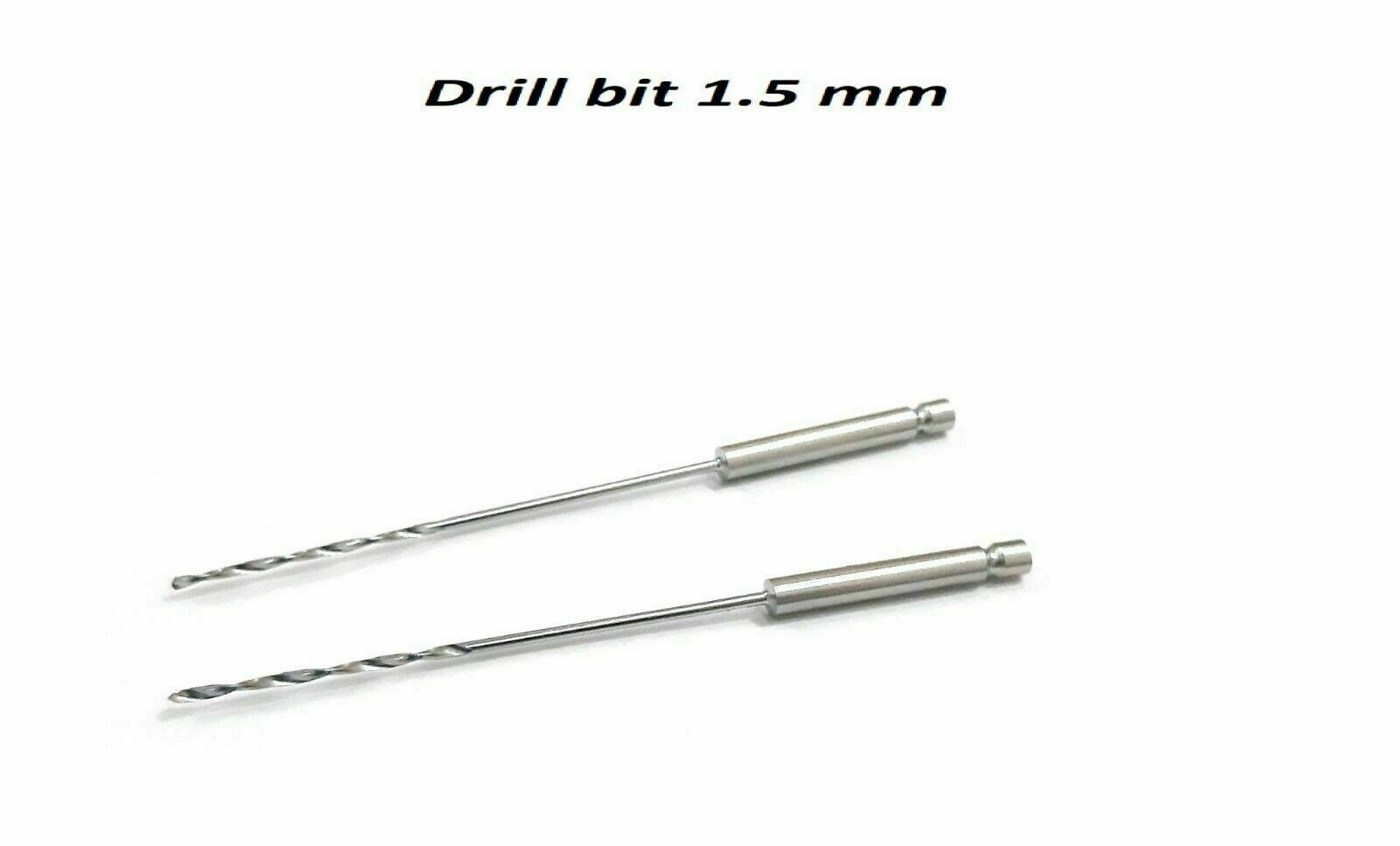 Quick coupling Drill bit 1.5 mm length 100mm Pack of 2 orthopedic instruments
