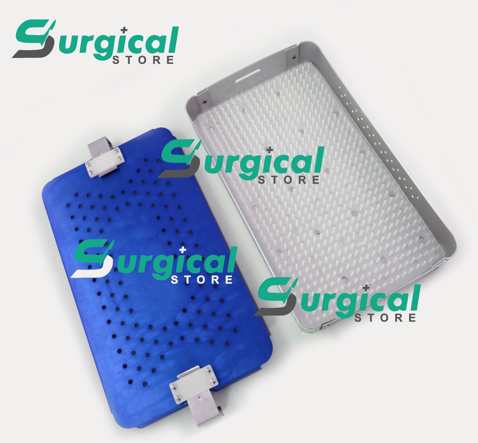Aluminium alloy sterilization tray case for surgical instrument Sterilize tray S