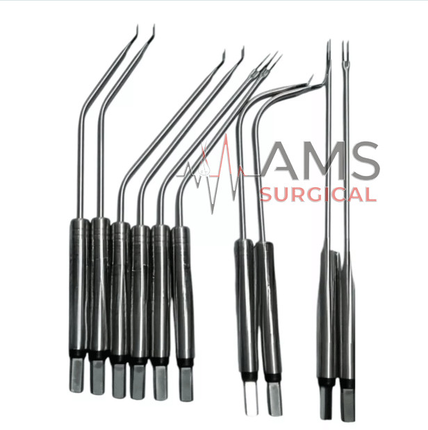 10 Pcs set of Nasal Bi-Turbinate Probe 17.5cm Electro surgical ENT Surgery