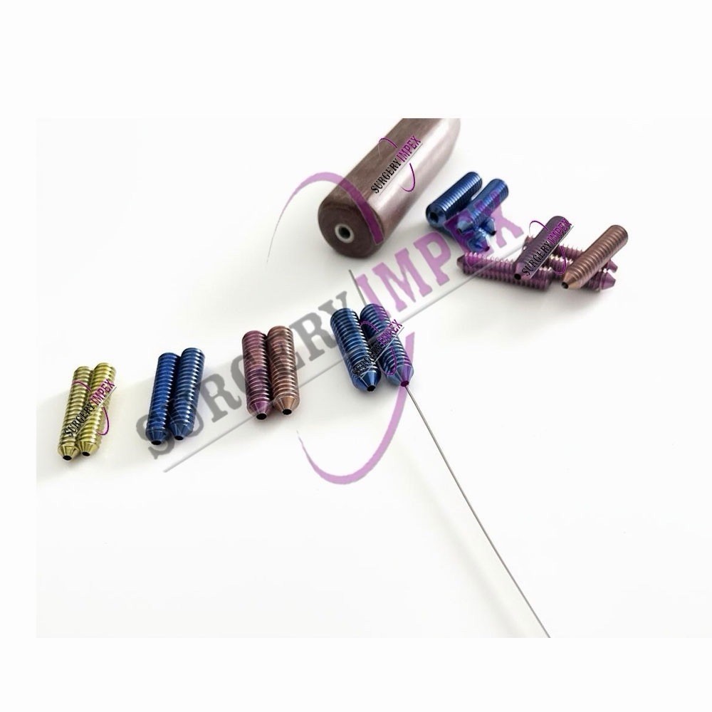 ACL Interference Screws Dia:10mm Length 20 to 35mm 51Pc Titanium grade 5