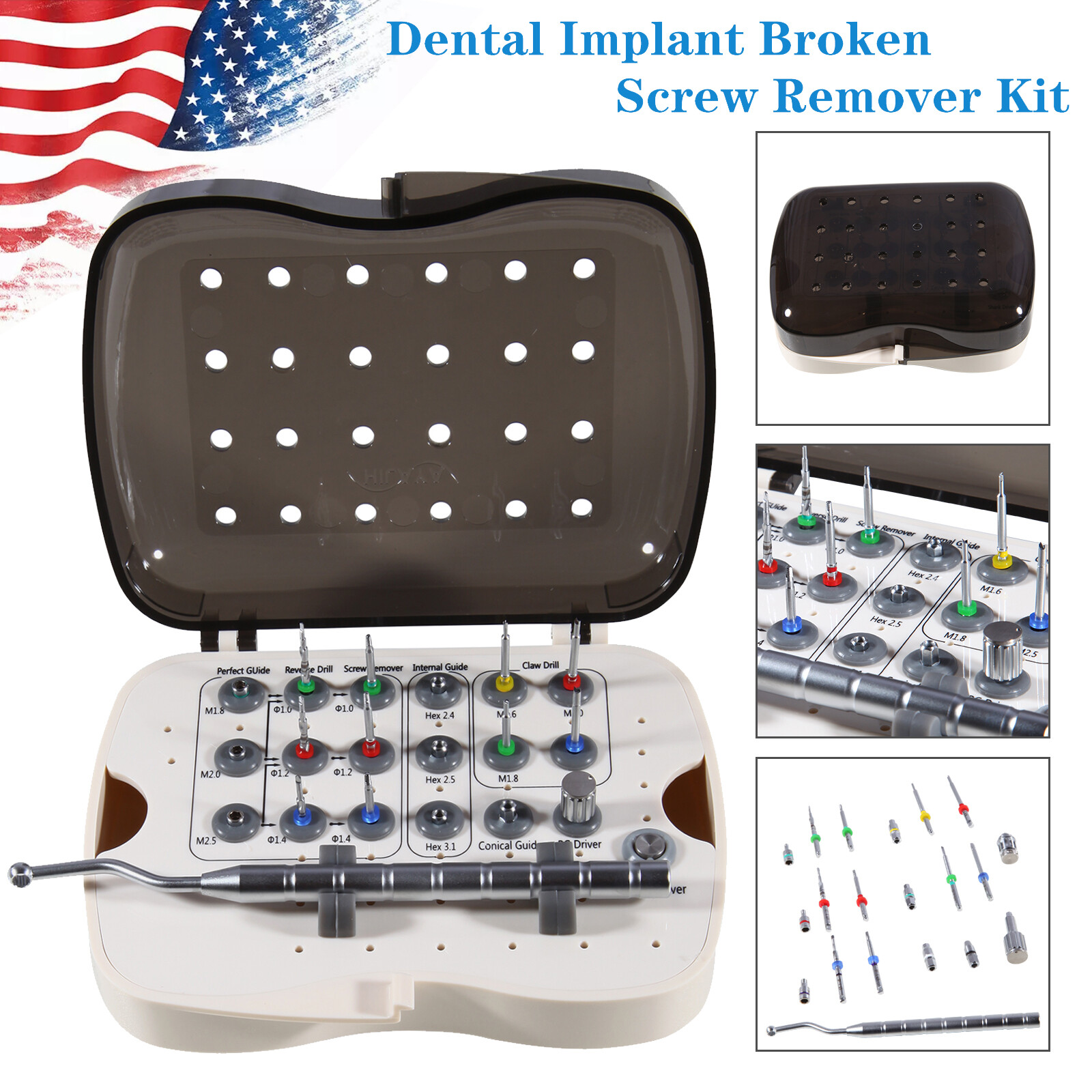 Implant Broken Screw Removal Screw Remover Rescue Tool Universal NeoBiotech Kit