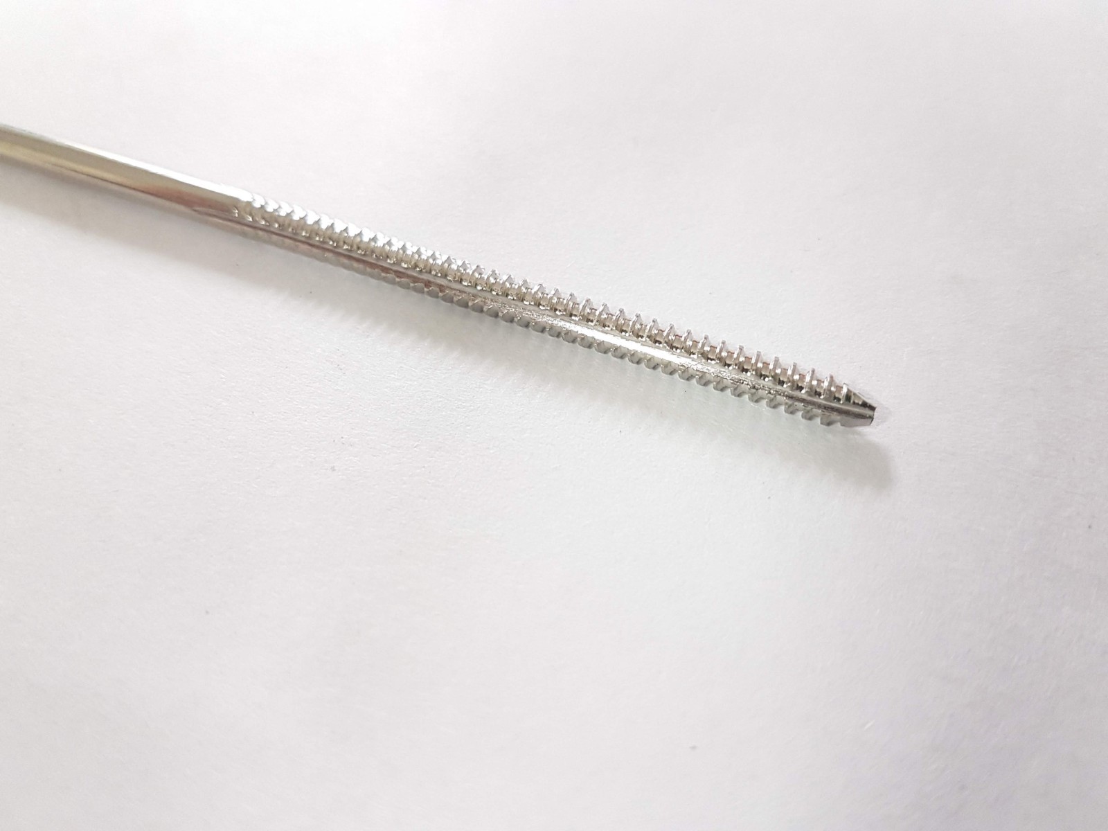 Orthopedic Tap Quick Coupling End, 3.5mm Diameter, 70mm Thread Stainless Steel