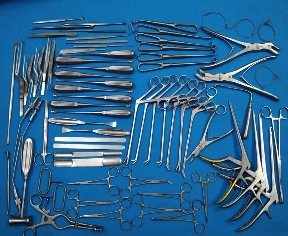 Laminectomy Orthopedic 78 Pcs Set Surgical Spinal High Instruments