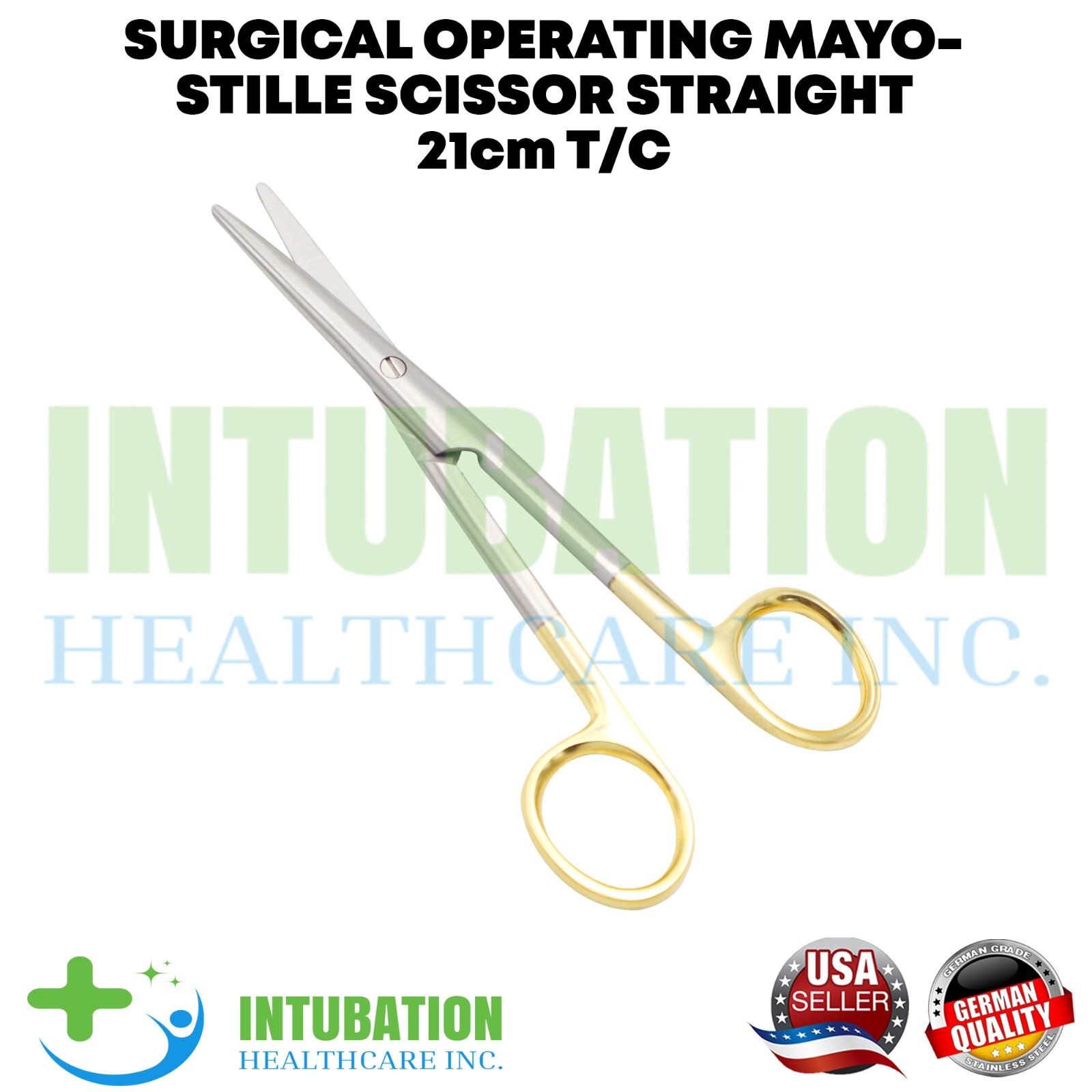 Surgical Mayo-Stille Scissors Durable 21cm T/C Tip Cutting Surgical Instrument