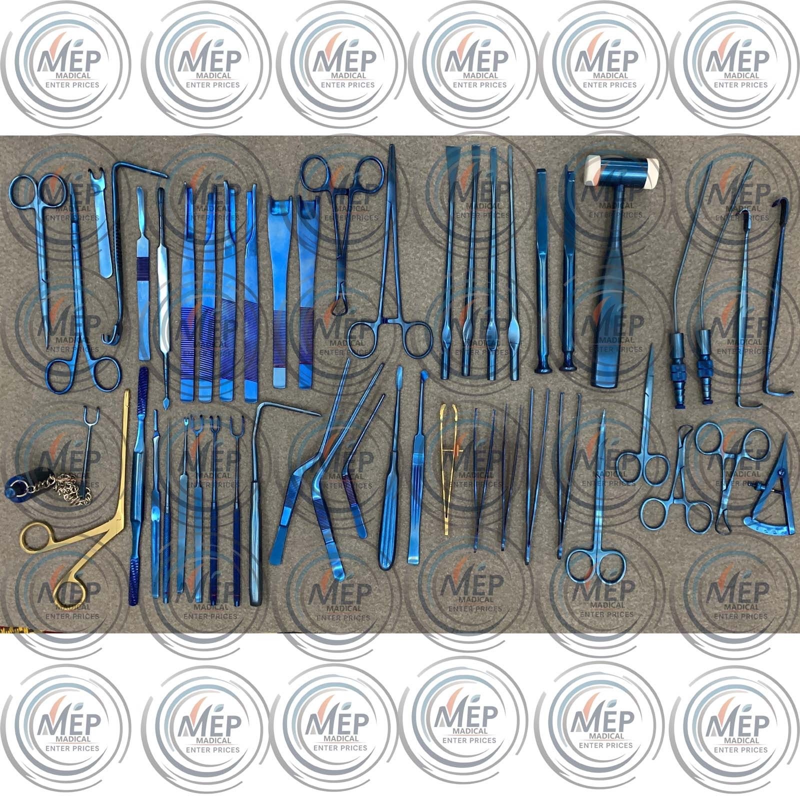 Rhinoplasty Surgical Instrument Set 50pcs Nose Surgery German Stainless Steel