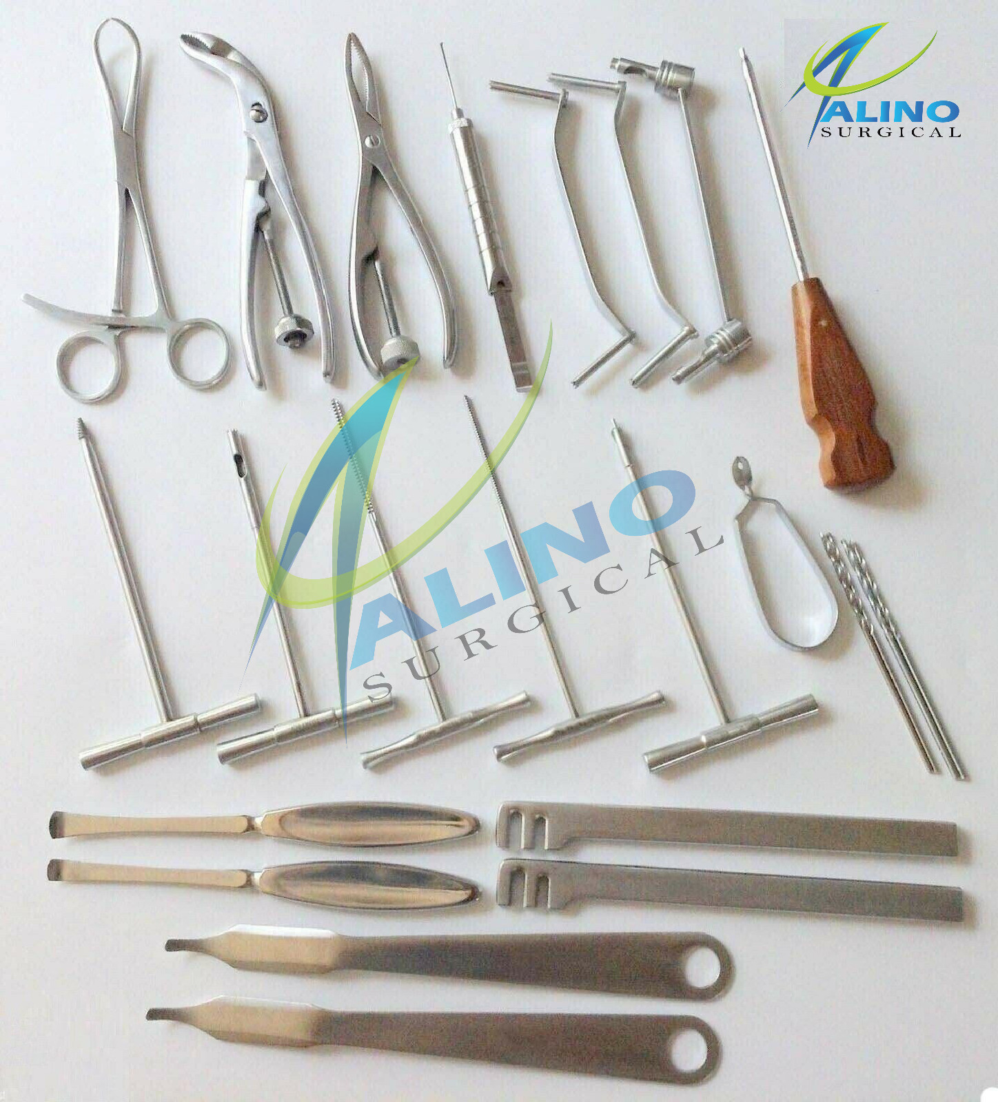 Orthopedic Surgical Instruments Small Fragment Set of 24 Pieces German Quality