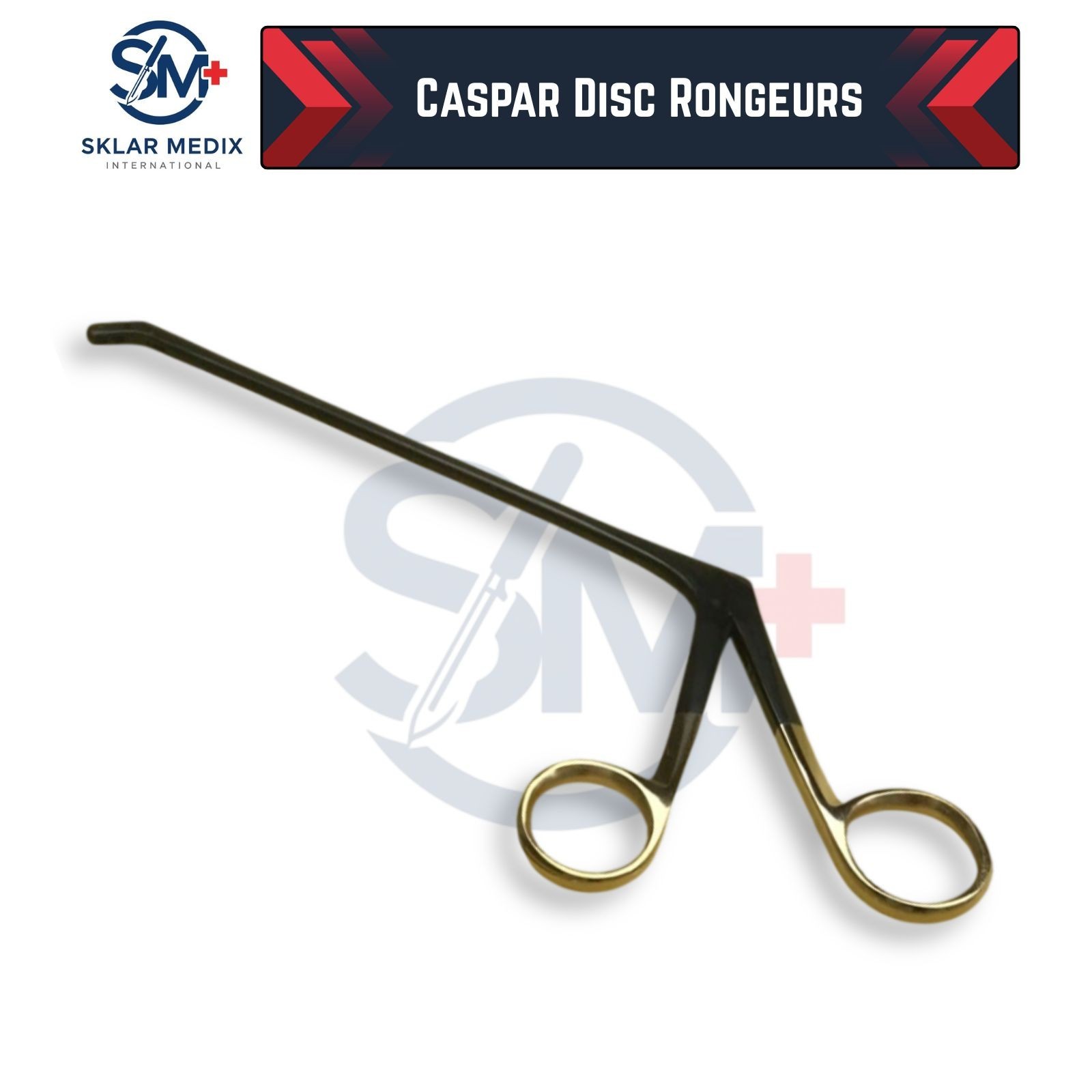 Caspar Intervertebral Disc Rongeur Set of 3 PCs Orthopedic Spine Instruments