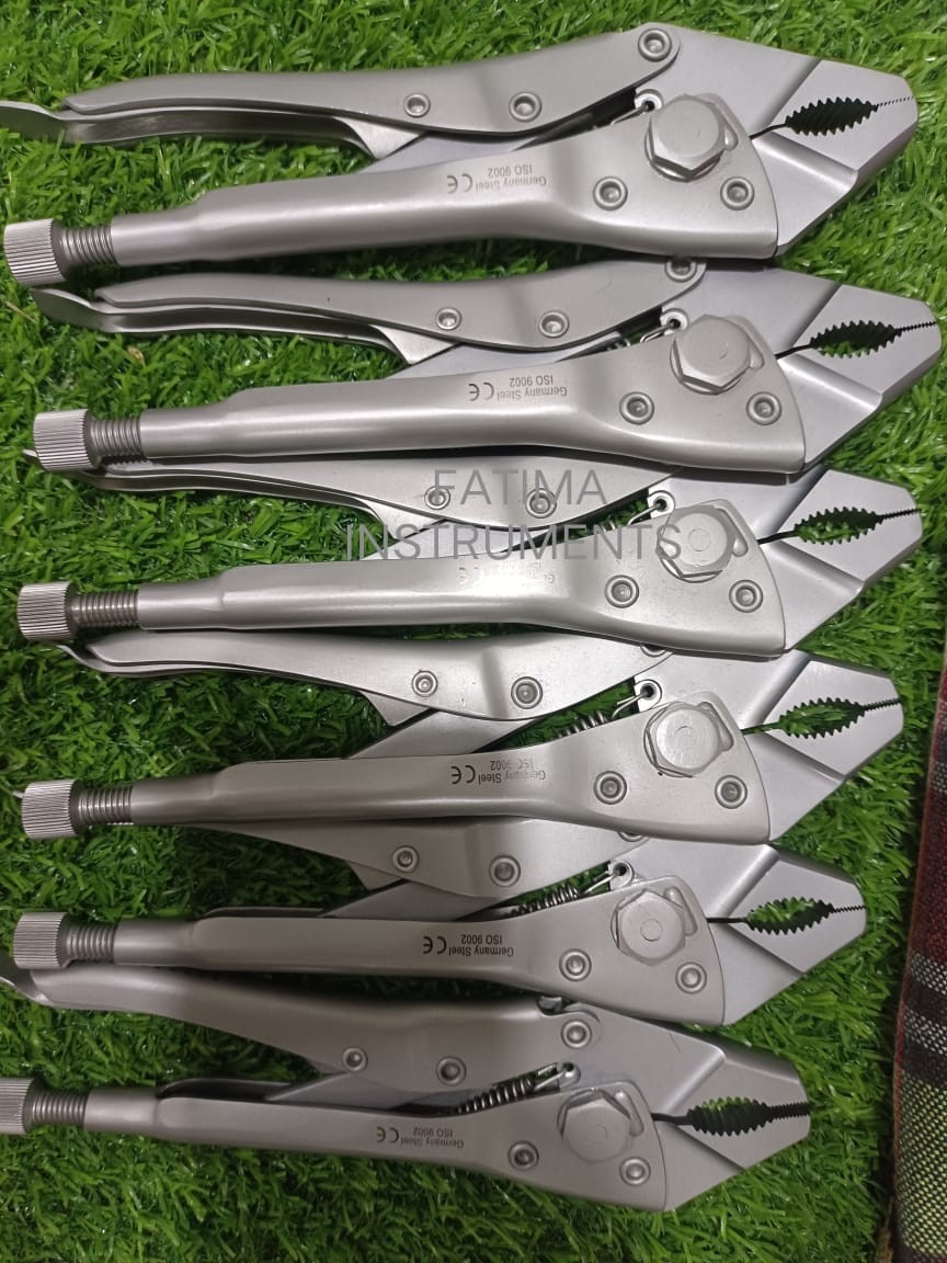 5PCS ORTHOPEDIC VISE GRIPE PLIERS 17CM HIGH QUALITY GERMANY STAINLESS STEEL .