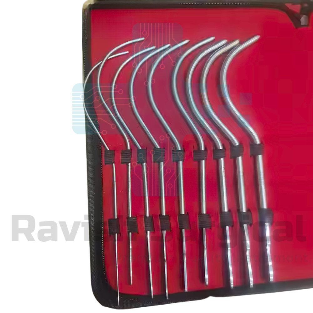 Guyon Urinary Instruments Kit 15 Pcs Surgical Urethral Bougies Gynecology Tool