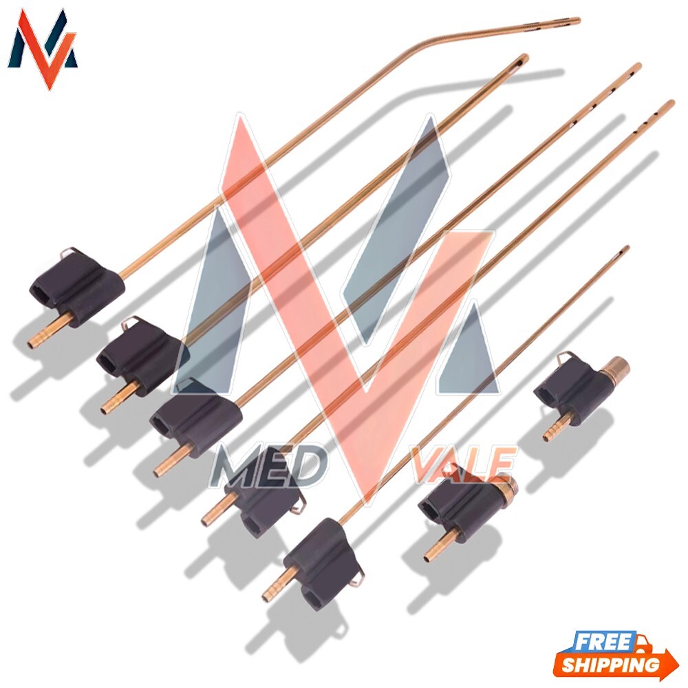 MicroAire Pal Type Fitting Liposuction Cannulas Reusable Set of 8 Pcs