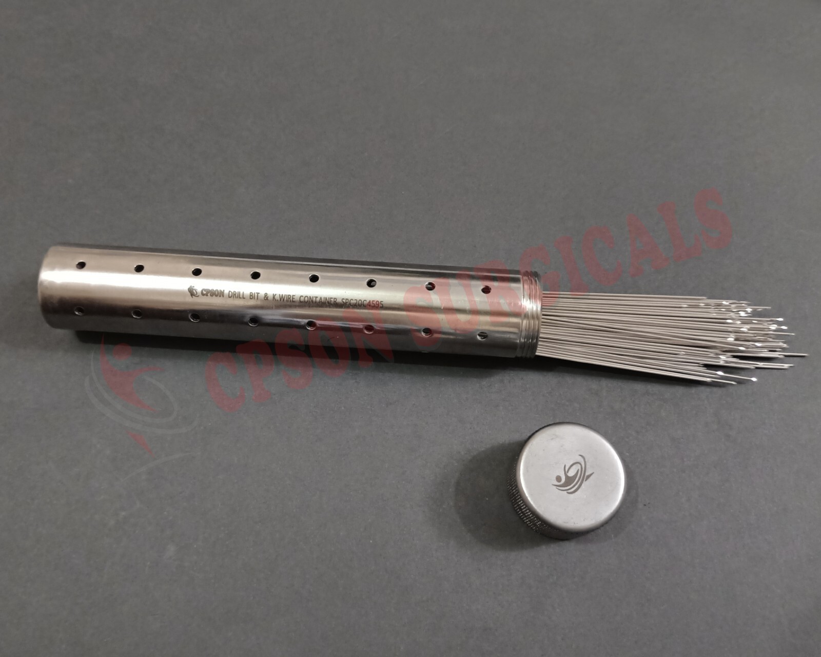 Double Ended K Wire Lot of 50 pcs with Container Surgical Instruments