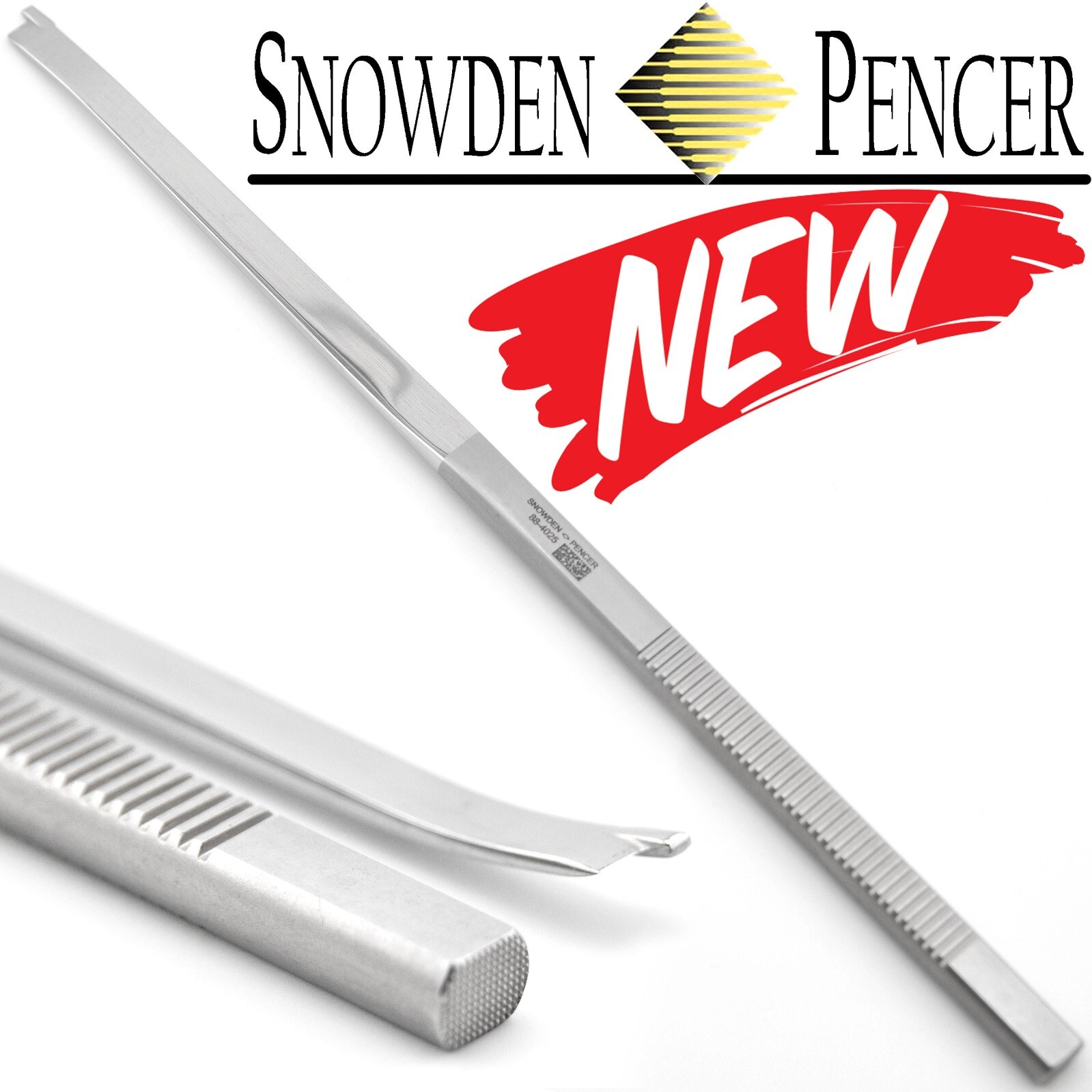 Snowden Pencer 88-4025 Diamond Tips Gunter Curved 6mm Osteotome Left 8″ Ortho
