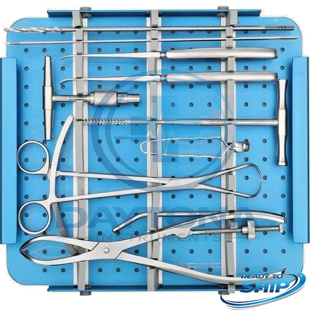 Large Fragment Locking Instrument Set , Screw Tray Orthopedic Surgical Traum