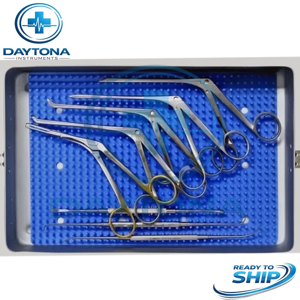 10 Pcs Minor Fess instruments set Endoscopic Sinus surgery ENT Surgical Set
