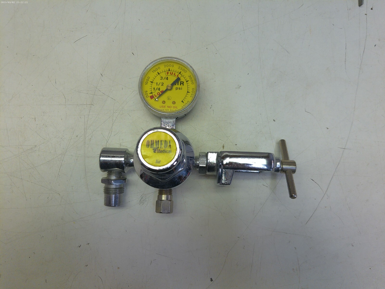 Ohmeda Medical 6700-1303-900 Medical Air Regulator Max Inlet 3000 PSI