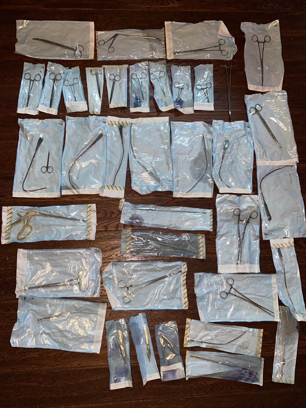 38 Assorted Surgical Instruments forceps punch sounds & more see photos