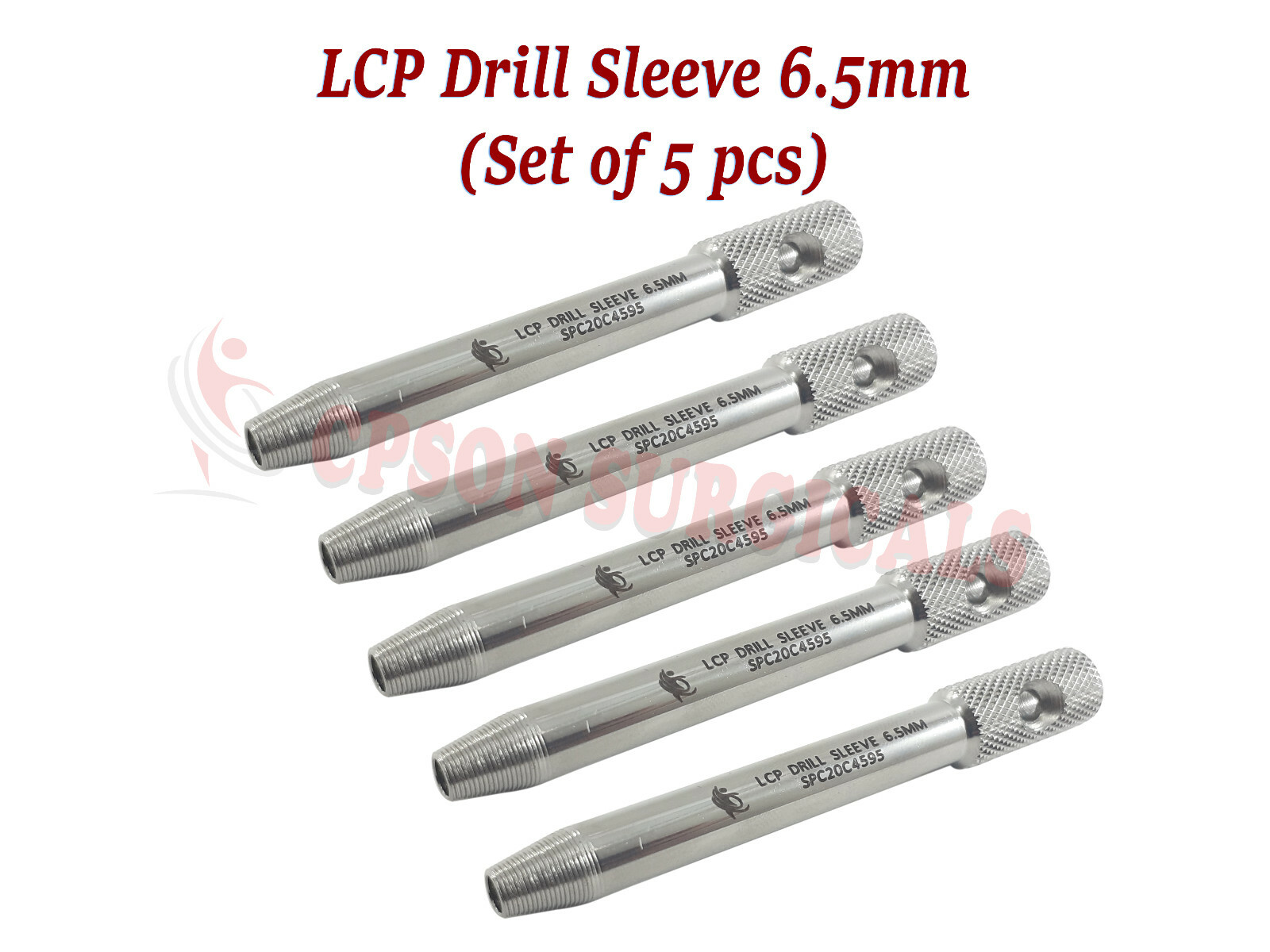 Orthopedic LCP Locking Drill Sleeve 6.5mm Surgical Instrument (Lot of 5pcs) SS