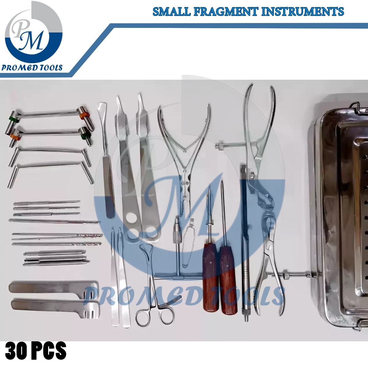 Small Fragment Instruments Orthopedic Surgical Instruments Set 30 Pcs