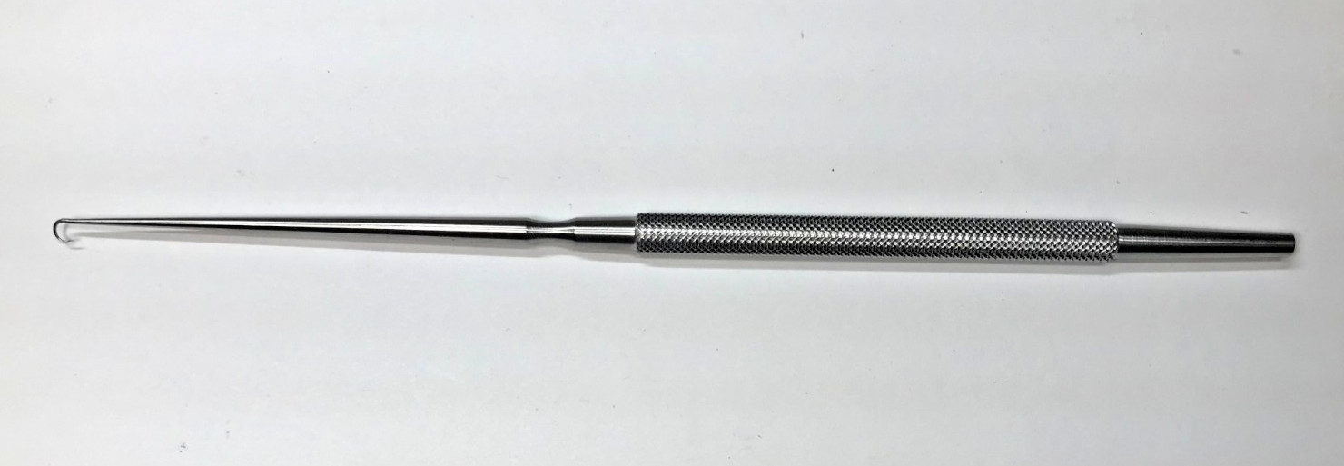 Jarit 285-225 Adson Dura Hook 7mm Sharp 8″