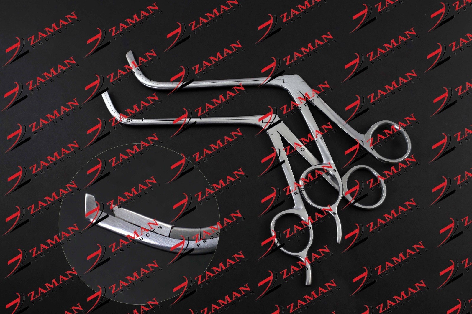 Frontal Ostium Punch, Thru-Cut Sinus Forceps 2 & 3 mm 2 PCs Set Sinus Surgery ZP
