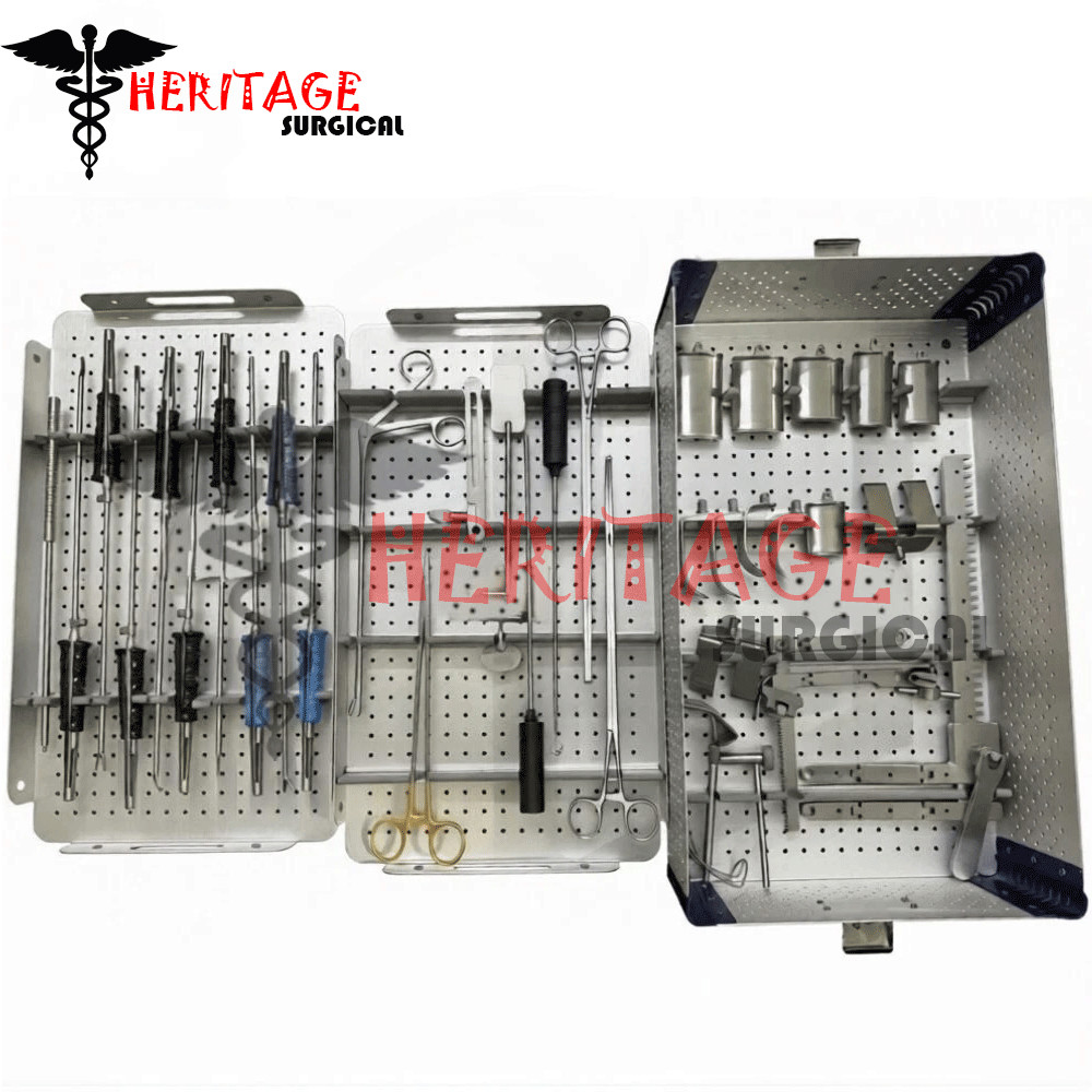 Basic Valve XS Surgery Instruments Set Cardiac Surgery Set With Aluminum Box