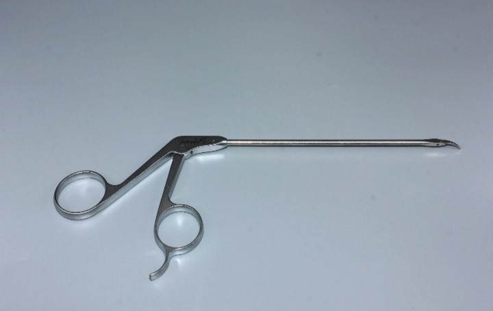 Arthrex AR-12160 Scissors, Curved Left, Straight Shaft, 3.4mm READ