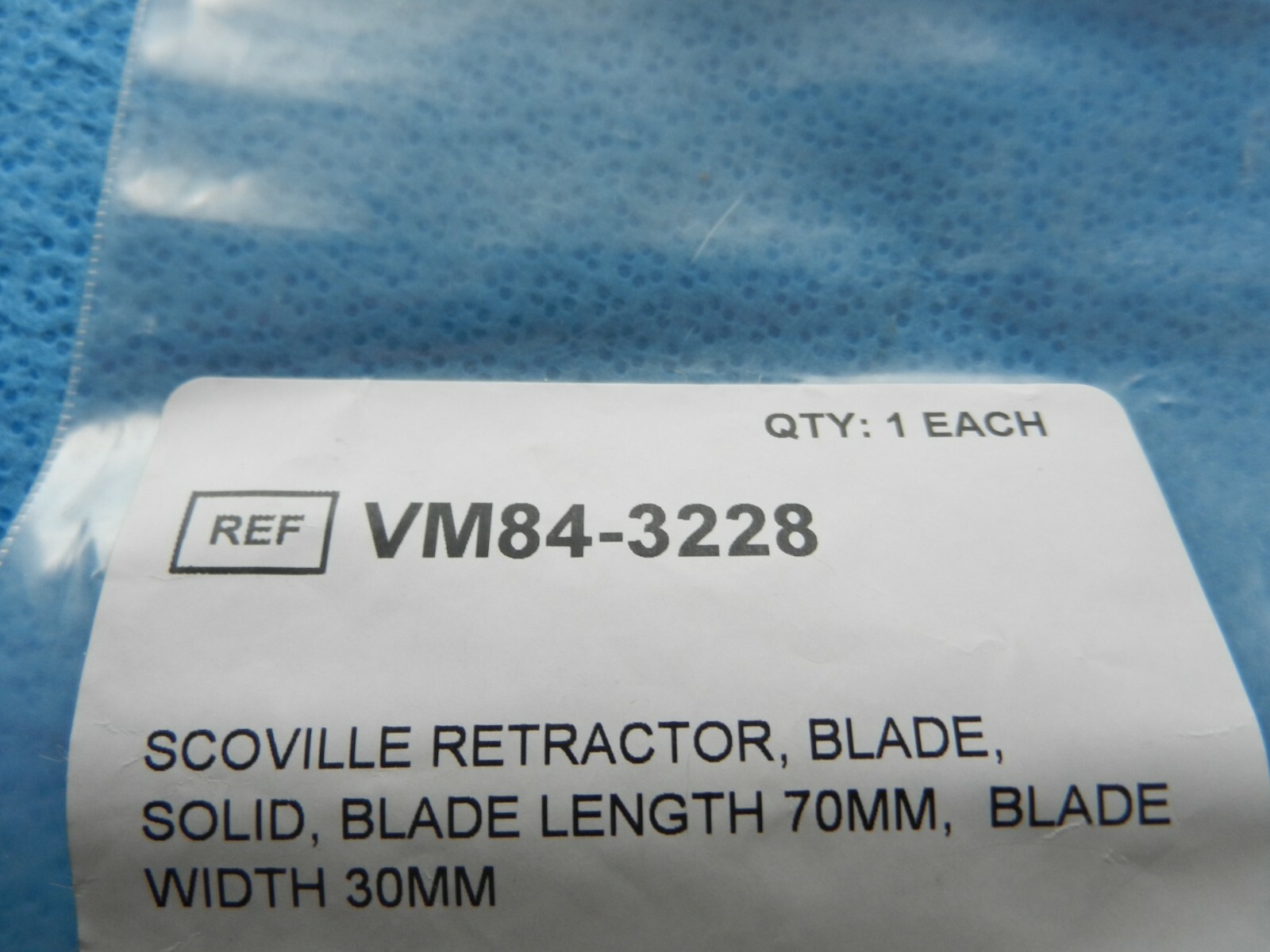 D2796 V. Mueller Surgical 30 X 70mm Scoville Retractor Blade VM84-3228 NEW!