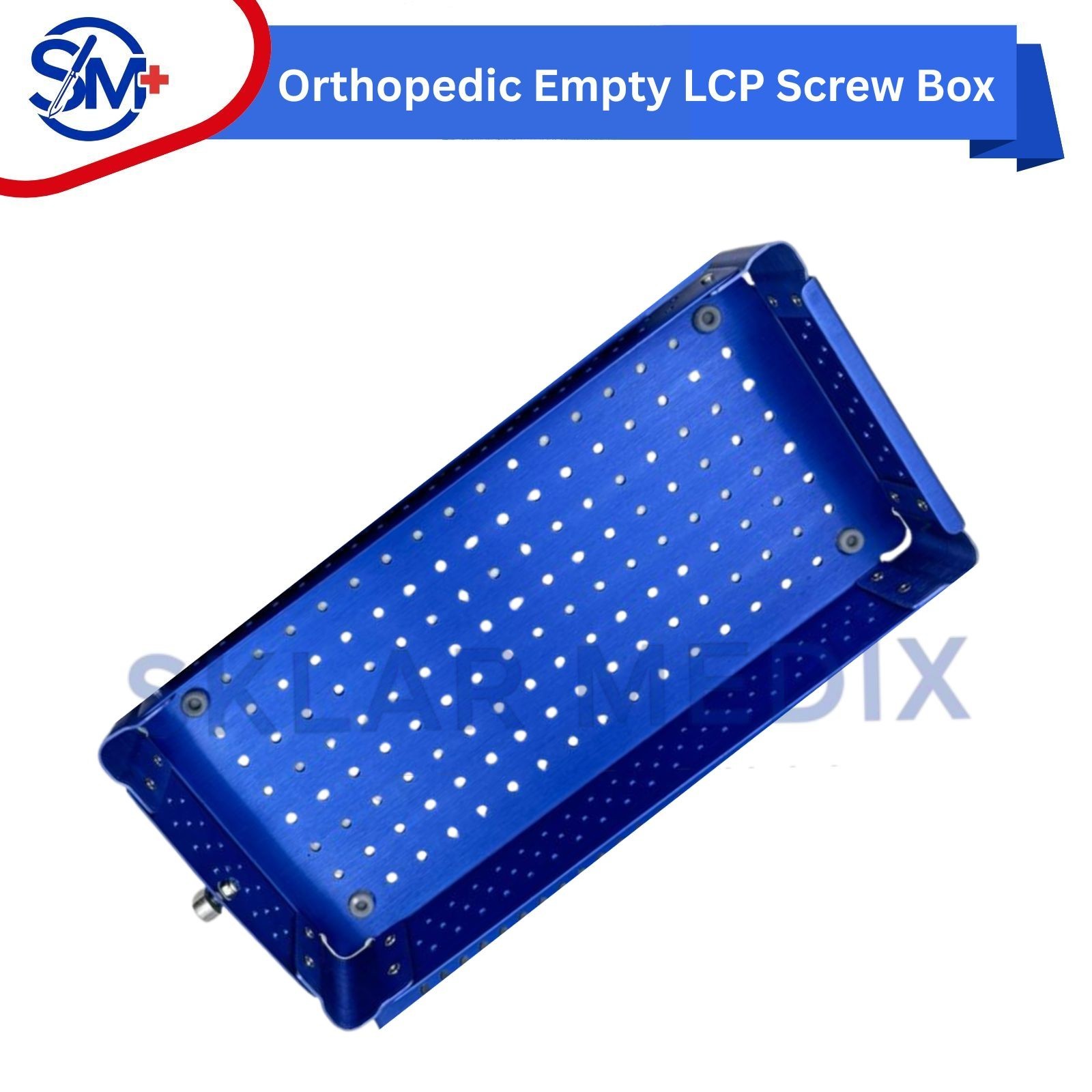Orthopedic Empty LCP Screw Box for 2.4mm, 2.7mm & 3.5mm Screws Box | Aluminum CE