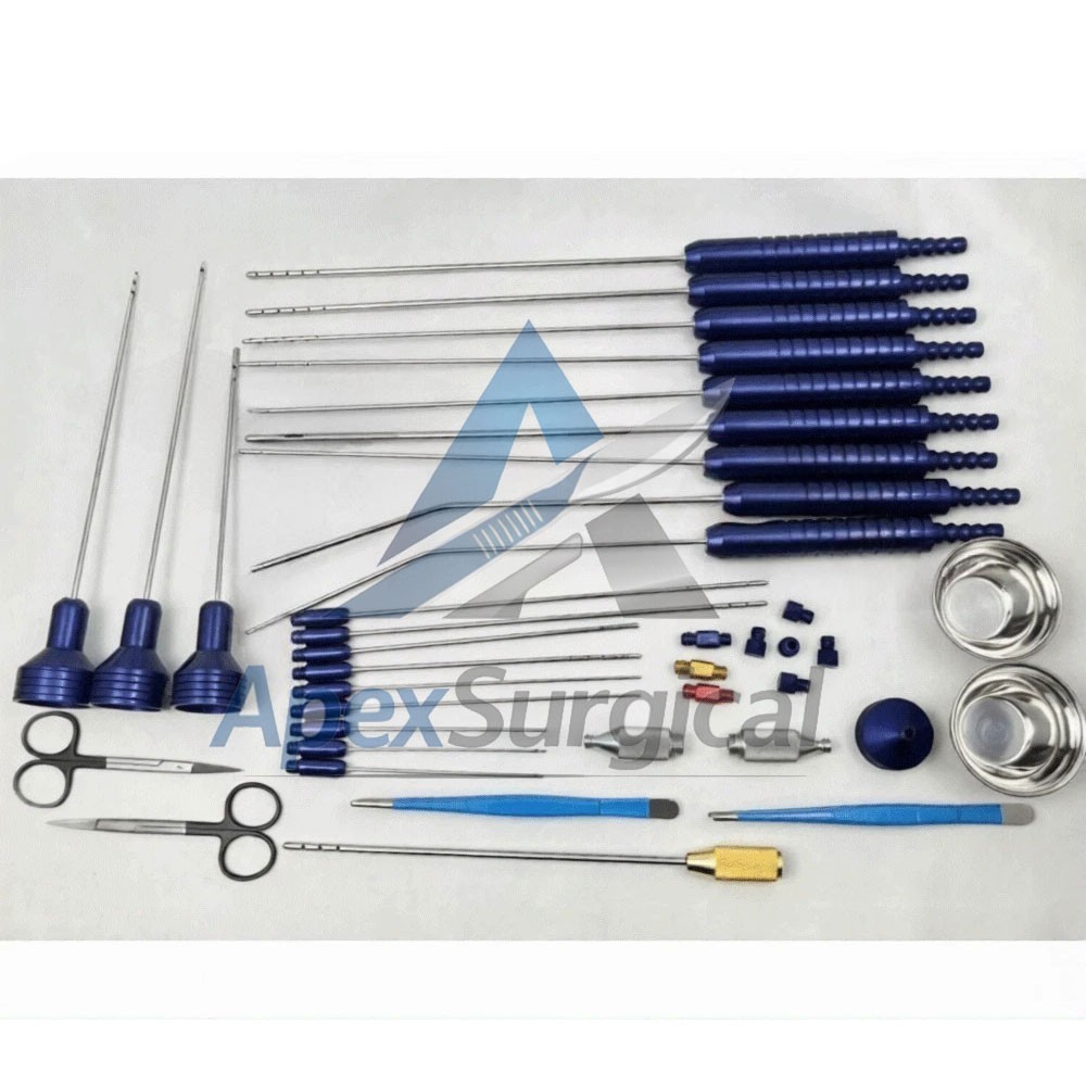 Liposuction Cannulas Set 40 Pcs | Surgical Instruments Kit A+ Stainless Steel