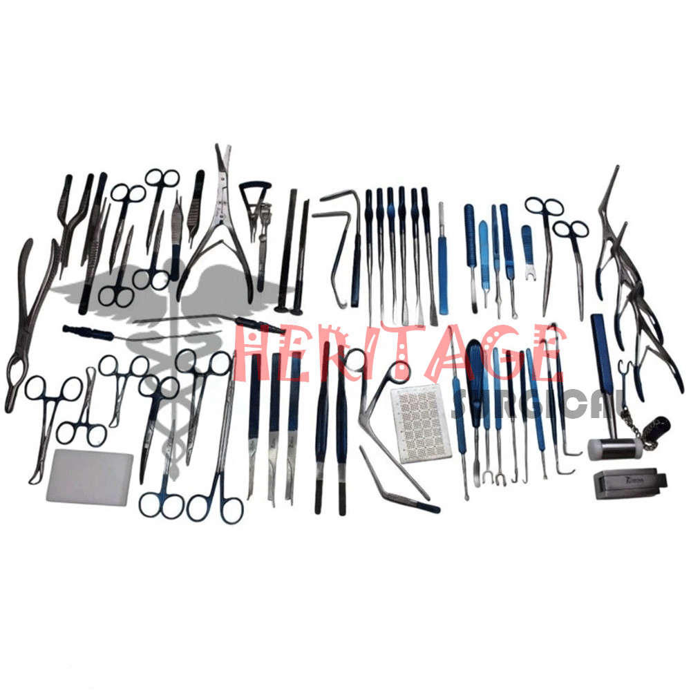 Rhinoplasty Instrument Set Titanium Coated Nose Surgery Premium Quality – Box