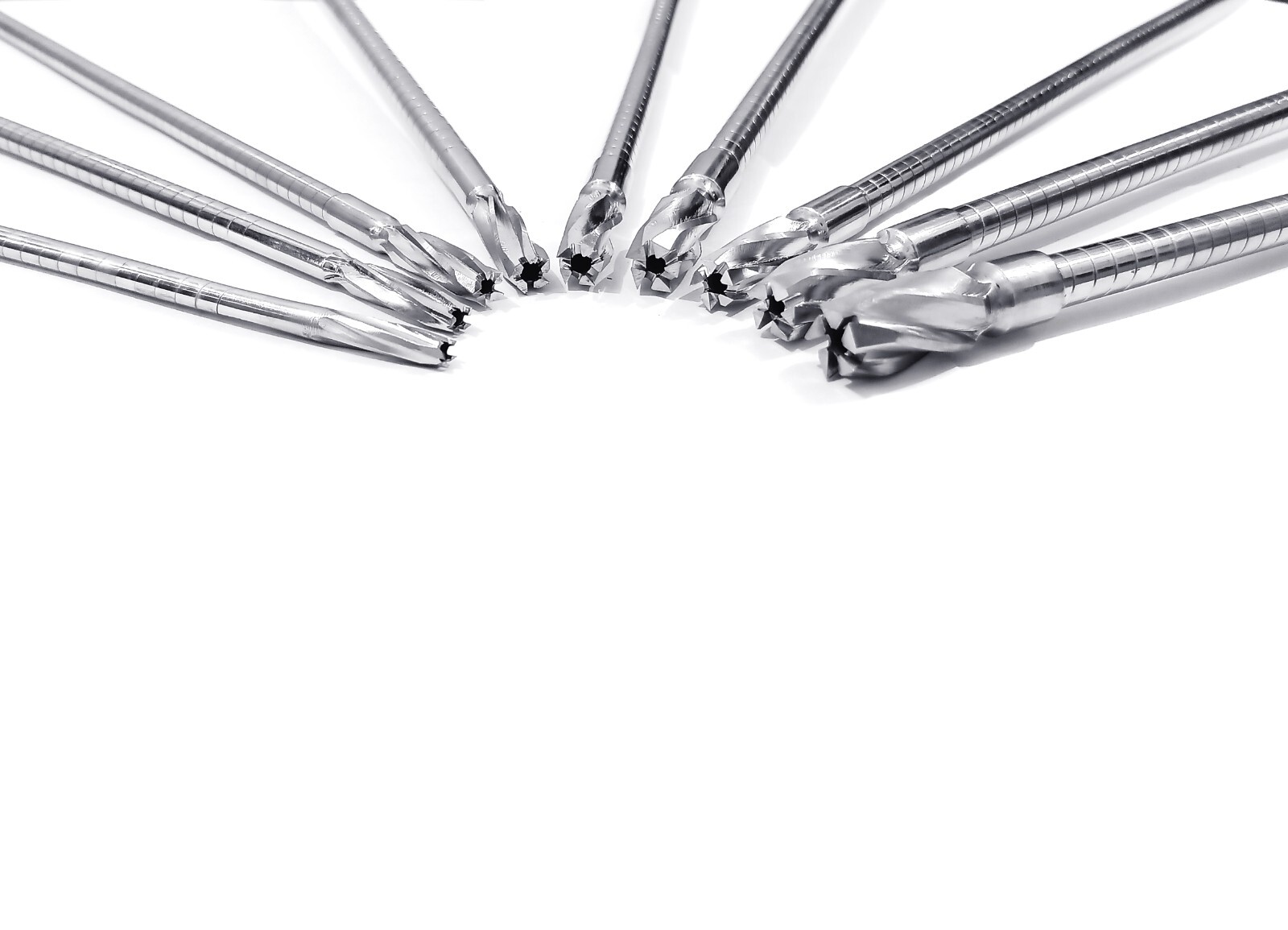 Veterinary Cannulated Flexible Reamer 6mm to 13mm Lot of 8pcs Stainless Steel