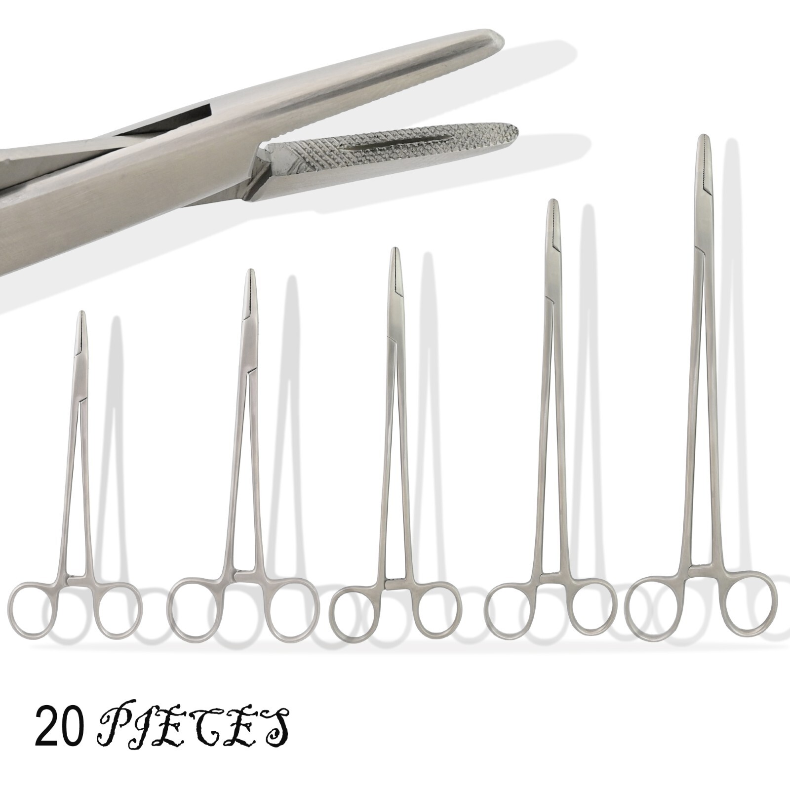 20 Pieces German Mayo-Hegar Needle Holder 5″, 6″, 8″, 10″ and 12″ Surgical Inst
