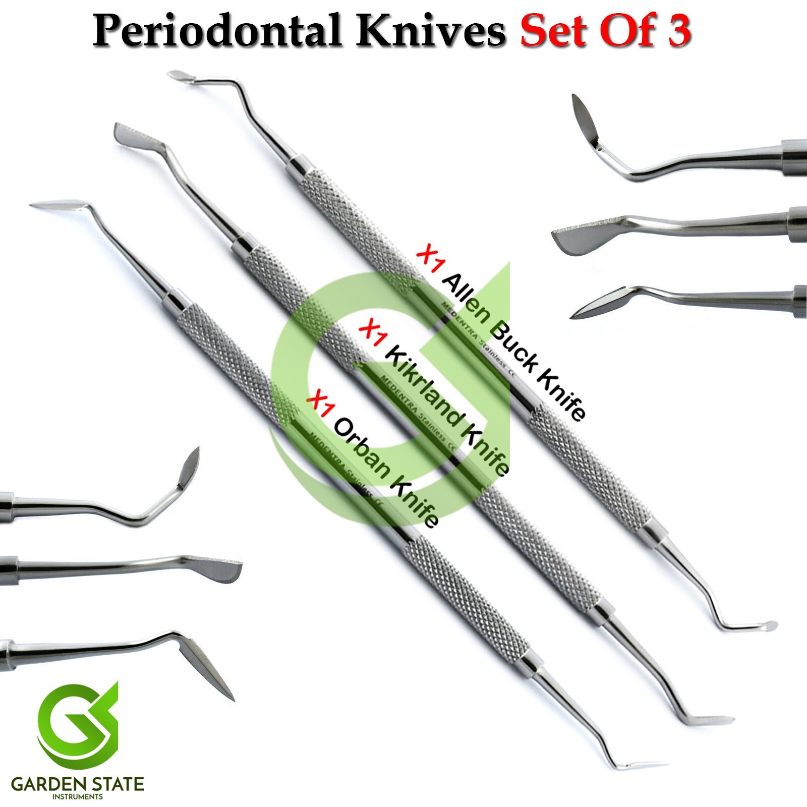 Dental Implant Surgery Instruments Perio Flap Tooth Extraction Bone Grafting Set