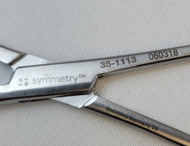 Symmetry 35-1113 Bone Reposition Forceps, Curved Jaws, 5-1/4″, Orthopedic