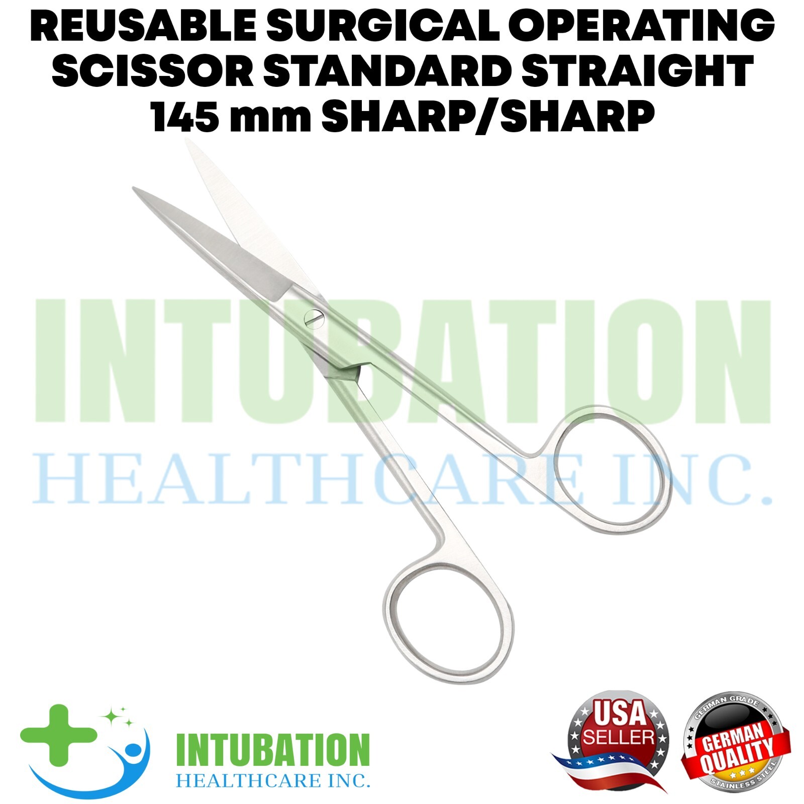 Surgical Scissors 145mm Stainless Steel Sharp Blades Reusable Operation Tool