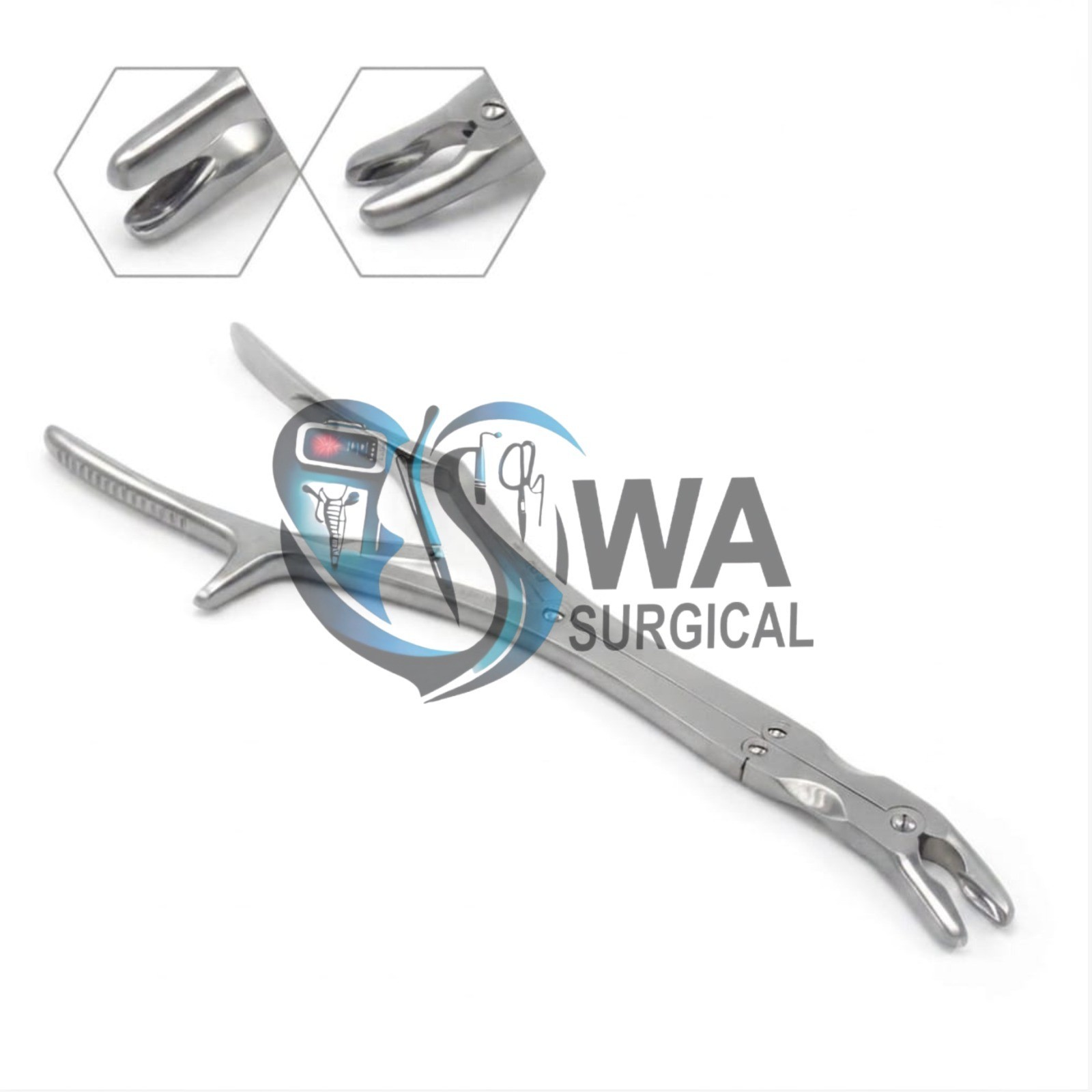 Sypert Rongeur 8mm, Bite Angled Double Action Veterinary Orthopedic Instruments,